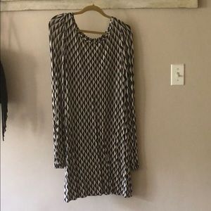 TART black and white triangle dress